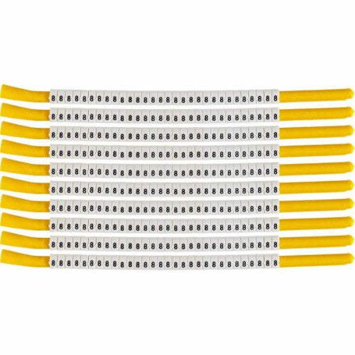 Brady SCN-18-8 cable marker Black, White Nylon 300 pc(s)