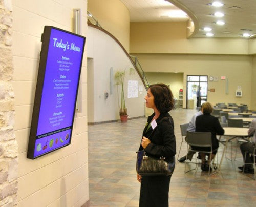 Ergotron SIM90 Signage Integration Mount Black Wall