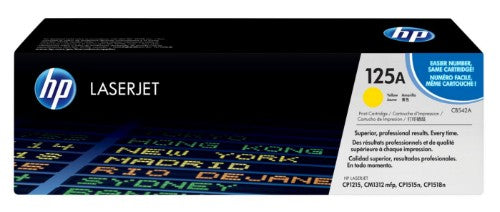 HP CB542A/125A Toner cartridge yellow, 1.4K pages ISO/IEC 19798 for HP CLJ CP 1210