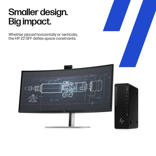 HP Z2 SFF G1i Workstation Desktop PC Wolf Pro Security Edition Intel Core Ultra 7 265K 64 GB DDR5-SDRAM 1 TB SSD Windows 11 Pro AI Workstation, AI PC Black