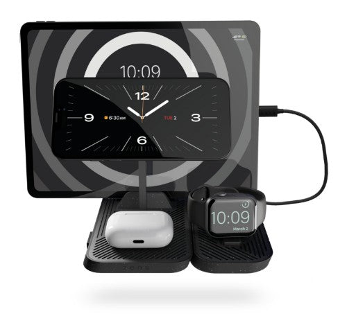 OtterBox Zens 4-in-1 Modular Wireless Charging Station, Black