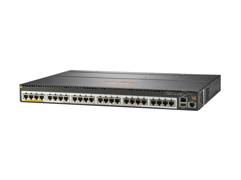 HPE Aruba Networking Aruba 2930M 24 Smart Rate PoE+ 1-slot Managed Gigabit Ethernet (10/100/1000) Power over Ethernet (PoE) 1U Black