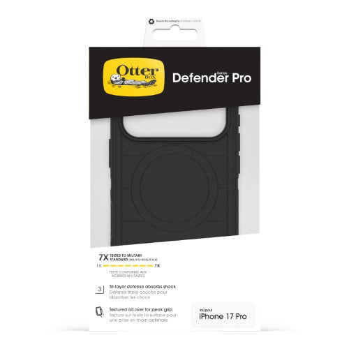OtterBox Defender Pro MagSafe Series for Apple iPhone 17 Pro, black