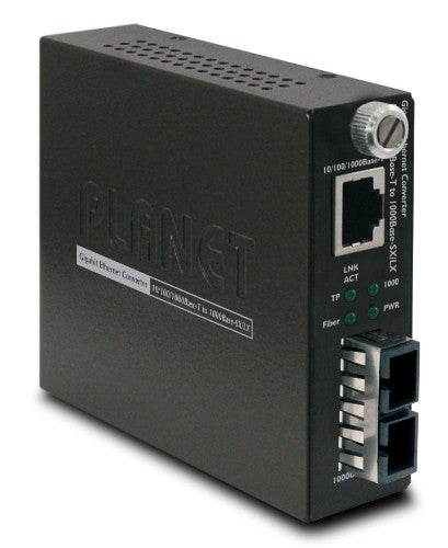 PLANET GST-802 network media converter 2000 Mbit/s 850 nm Multi-mode Black