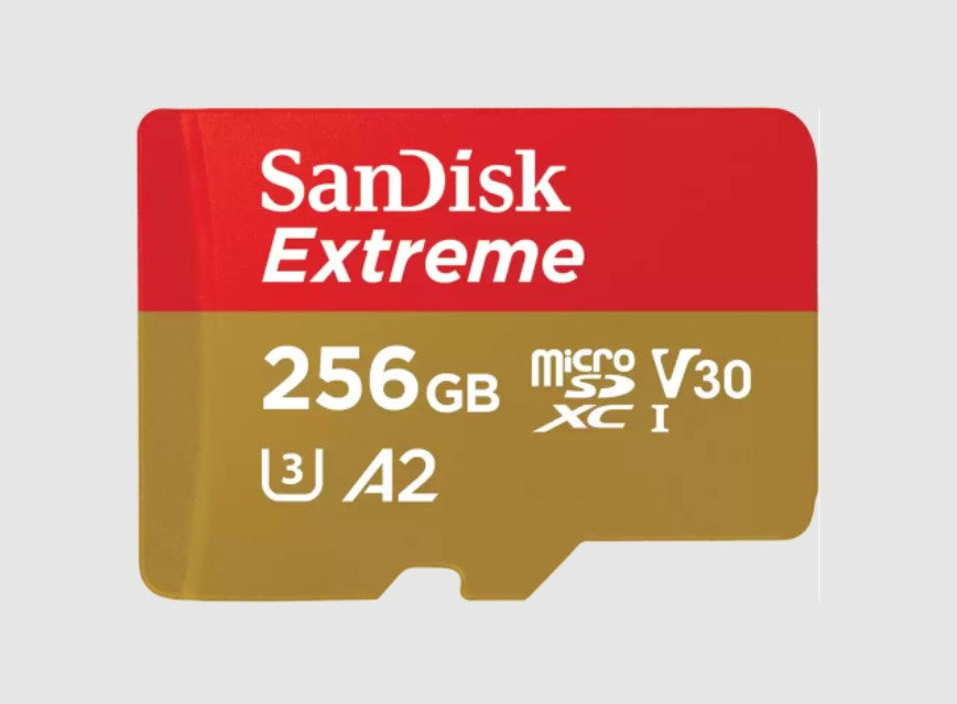 SanDisk Extreme 256 GB MicroSDXC UHS-I Class 3