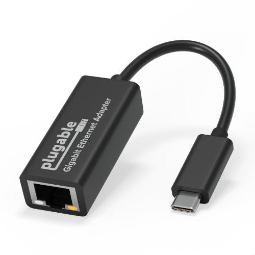 Plugable Technologies USB C to Ethernet Adapter, Fast and Reliable Thunderbolt or USB C to Gigabit Ethernet Adapter, Compatible with Windows, Mac, iPhone 15, ChromeOS, Dell XPS, Switch