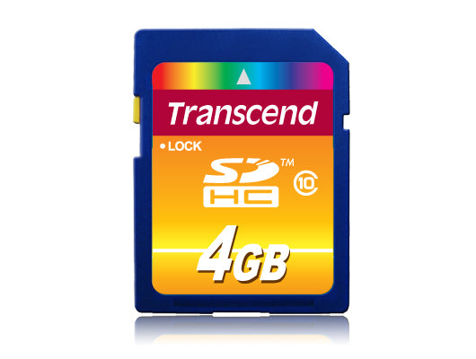 Transcend SD Card SDXC/SDHC Class 10 4GB