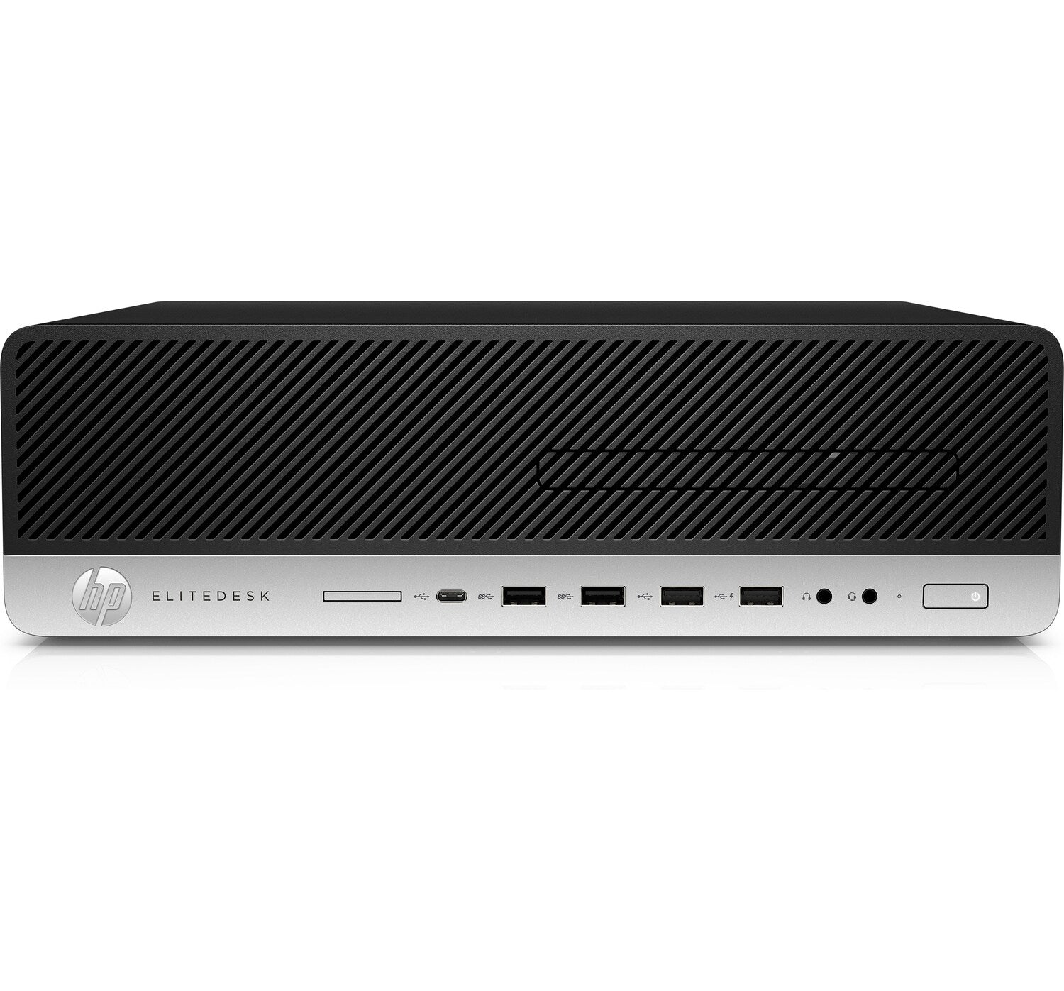 T1A HP EliteDesk 800 G3 Refurbished Intel® Core™ i5 i5-6500 16 GB DDR4-SDRAM 240 GB SSD Windows 10 Pro SFF PC Black, Silver