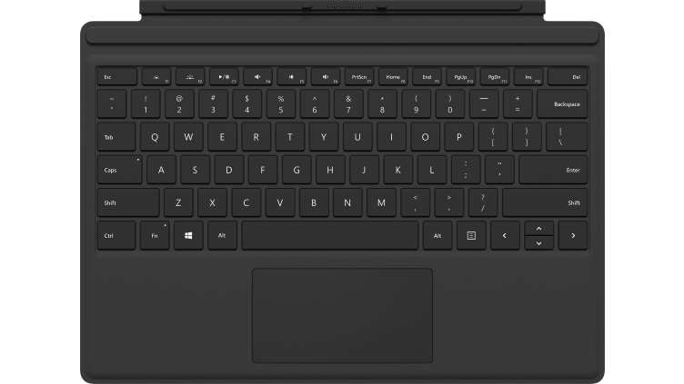 Microsoft Surface Pro Type Cover Black Microsoft Cover port Nordic