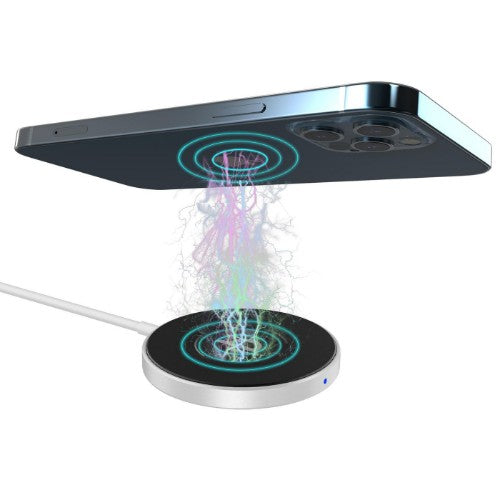 eSTUFF ES638100 mobile device charger Smartphone Aluminium AC Wireless charging Fast charging Indoor