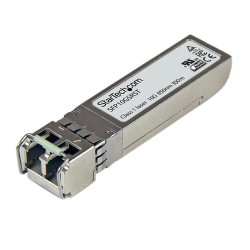 StarTech.com Cisco SFP-10G-SR Compatible SFP+ Module - 10GBASE-SR - 10GbE Multimode Fiber MMF Optic Transceiver - 10GE Gigabit Ethernet SFP+ - LC 300m - 850nm - DDM Cisco Firepower, ASR9000, C9300