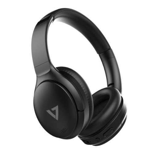 V7 HB800ANC headphones/headset Wireless Head-band Calls/Music USB Type-C Bluetooth Black