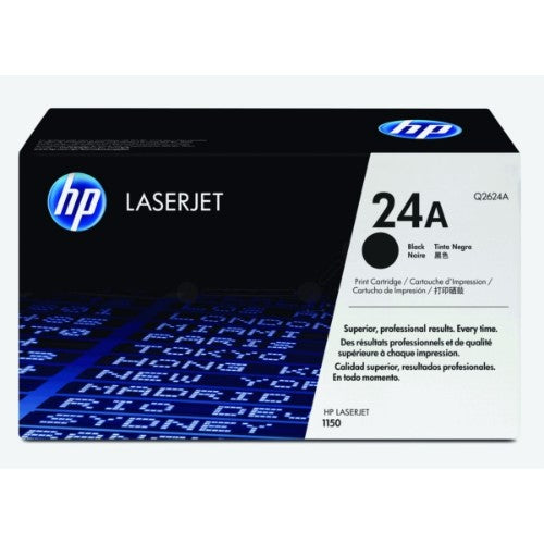 HP Q2624A/24A Toner cartridge black, 2.5K pages ISO/IEC 19752 for HP LaserJet 1150
