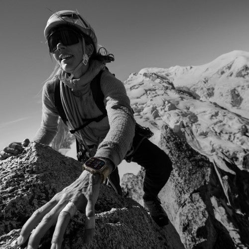 Apple Watch Ultra 2 GPS + Cellular, 49mm Titanium Case w/ Blue/Black Trail Loop - S/M