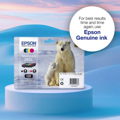 Epson C13T26324012/26XL Ink cartridge cyan high-capacity XL, 700 pages 9,7ml for Epson XP 600