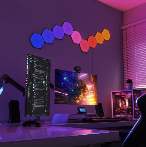 Nanoleaf NL42-0102HX-9PK smart lighting Smart panel Wi-Fi