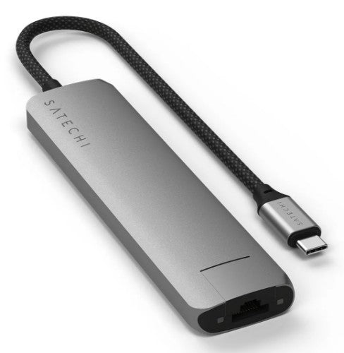 Satechi ST-P7SM interface hub USB Type-C 10000 Mbit/s Grey
