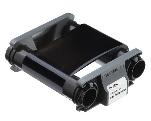 Evolis CBGR0500K Thermal-transfer ribbon black, 500 pages for Evolis Badgy 200