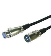 Microconnect XLRMF2 audio cable 2 m XLR (3-pin) Black