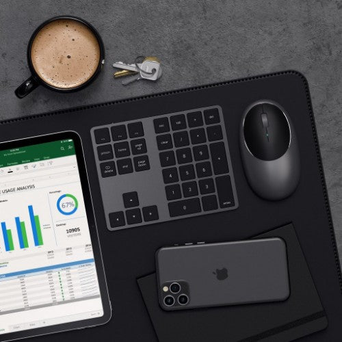 Satechi ST-XLABKM numeric keypad Universal Bluetooth Grey