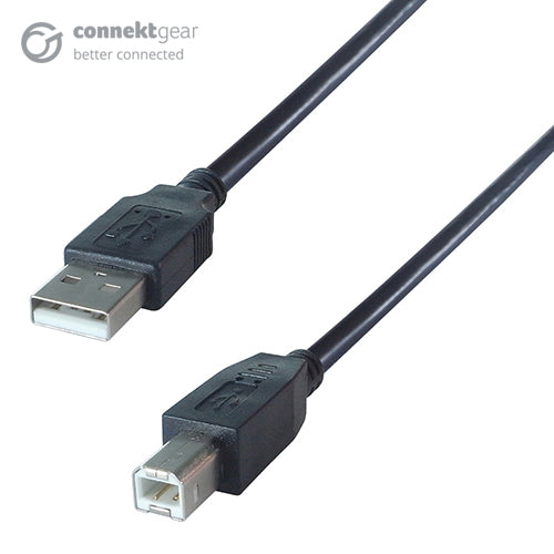 connektgear 26-2900 USB cable USB 3.2 Gen 1 (3.1 Gen 1) 2 m USB A USB B Black