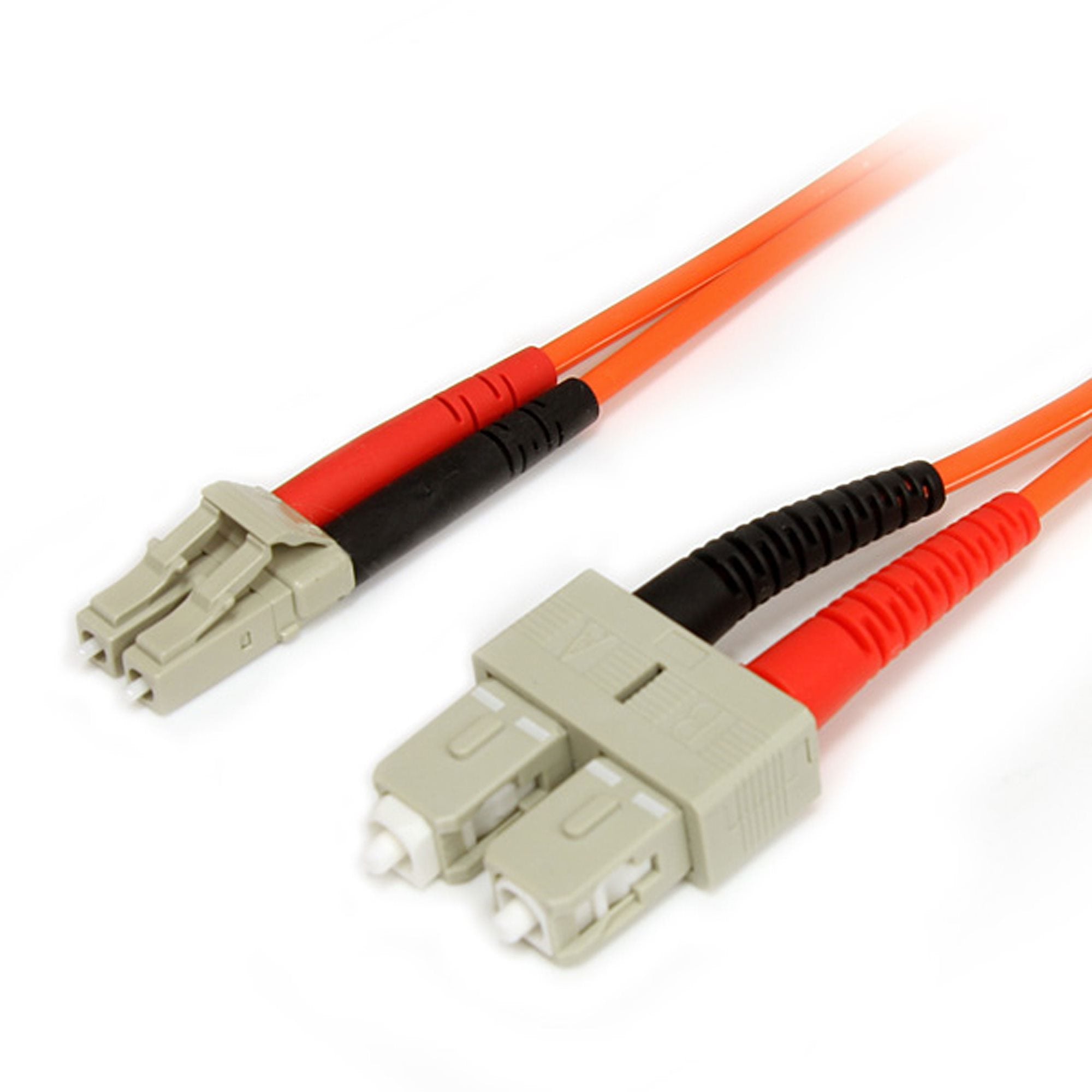 StarTech.com 1m Fiber Optic Cable - Multimode Duplex 62.5/125 LSZH Fiber Jumper Cord - LC/SC