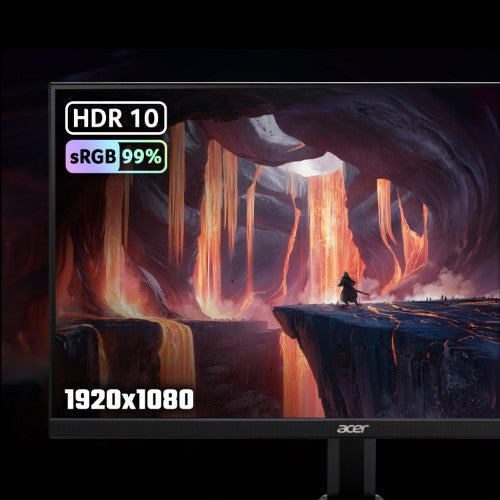 Acer NITRO VG1 Nitro KG241YM3 24" Gaming Monitor, 180Hz, Full HD (1920x1080), 1ms Response Time, 16:9, AMD FreeSync Premium