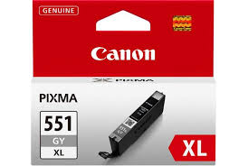 Canon 6447B001/CLI-551GYXL Ink cartridge gray high-capacity, 3.35K pages ISO/IEC 24711 275 Photos 11ml for Canon Pixma IP 8700/MG 6350/MG 7550
