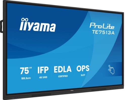iiyama 75" Google EDLA Certified IFP - Interactive display for seamless integration and collaboration in education and enterprise