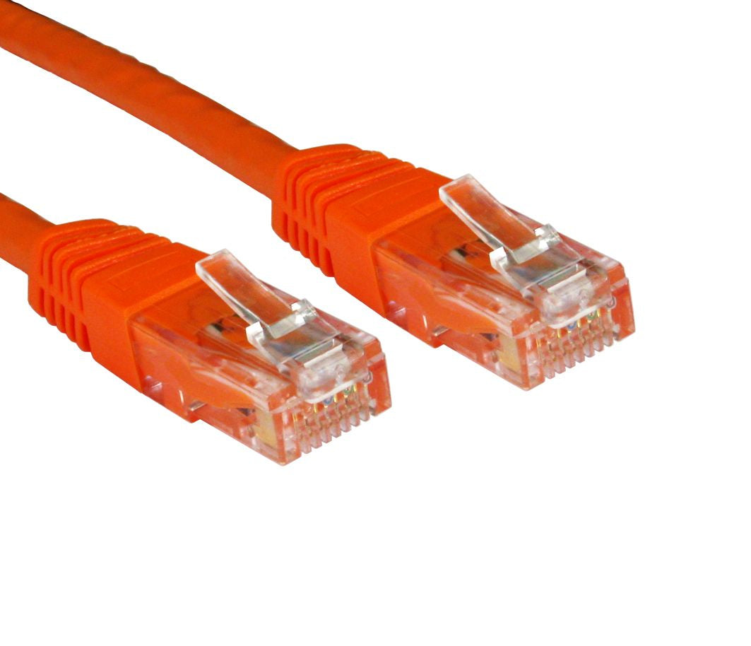 Cables Direct UTP Cat6 2m networking cable Orange U/UTP (UTP)