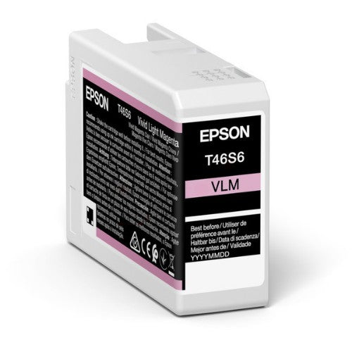Epson C13T46S60N/T46S6 Ink cartridge light magenta 25ml for Epson SC-P 700