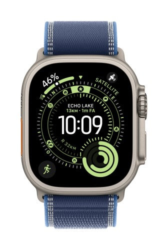 Apple MG9Q4ZM/A smart wearable accessory Band Blue Titanium, Polyester, Spandex, Nylon