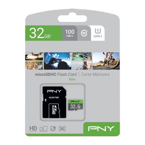 PNY Elite 32 GB MicroSDHC UHS-I Class 10
