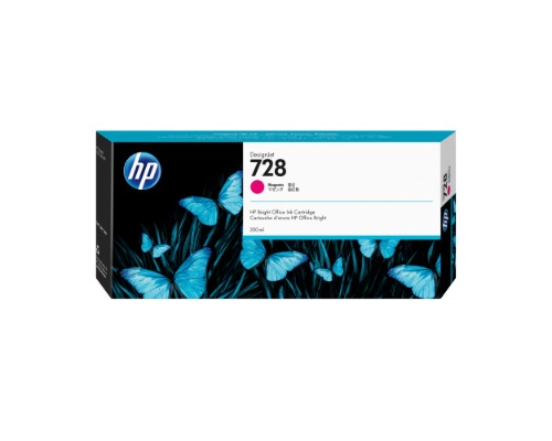 HP F9K16A/728 Ink cartridge magenta 300ml for HP DesignJet T 730/830