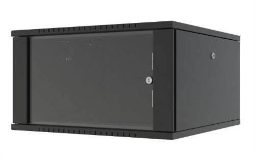 Lanview RWF07U66BL rack cabinet 7U Wall mounted rack Black