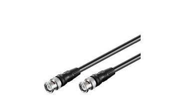 Microconnect 50074 coaxial cable 5 m BNC Black