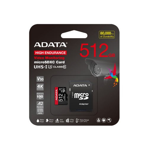 ADATA High Endurance 512 GB MicroSDXC UHS-I Class 10