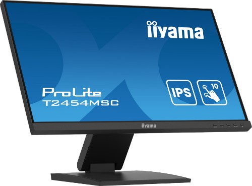iiyama ProLite 24” P-CAP 10pt touchscreen featuring IPS panel technology and Anti-Glare coating