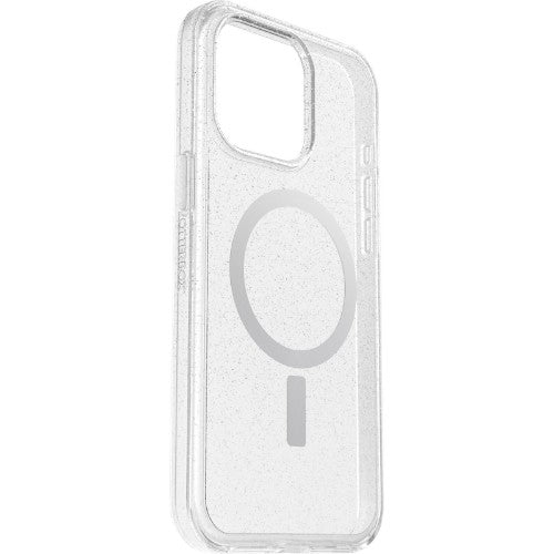 OtterBox Symmetry Series Clear for MagSafe for iPhone 15 Pro Max, Stardust (Clear Glitter)