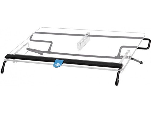 R-Go Tools Document holder R-Go Flex Read, ergonomic, with soft foam wrist rest, transparent acrylic