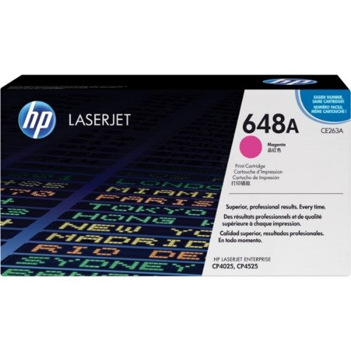 HP CE263A/648A Toner cartridge magenta, 11K pages ISO/IEC 19798 for HP CLJ CP 4025/4520