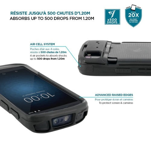 Mobilis PROTECH mobile phone case 15.2 cm (6") Shell case Black