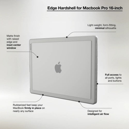 Incase Edge Hardshell Case with Makrolon® for 16-inch MacBook Pro (M1-M4, 2021-2024)