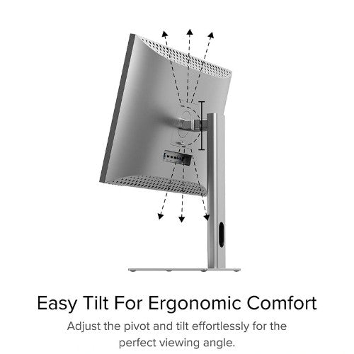 ALOGIC Clarity Pro Touch computer monitor 68.6 cm (27") 3840 x 2160 pixels 4K Ultra HD LCD Touchscreen Black, Silver