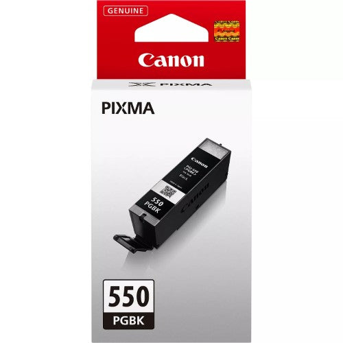 Canon 6496B001/PGI-550PGBK Ink cartridge black pigmented, 300 pages ISO/IEC 24711 2425 Photos 15ml for Canon Pixma IP 8700/IX 6850/MG 5450/MG 6350/MX 725
