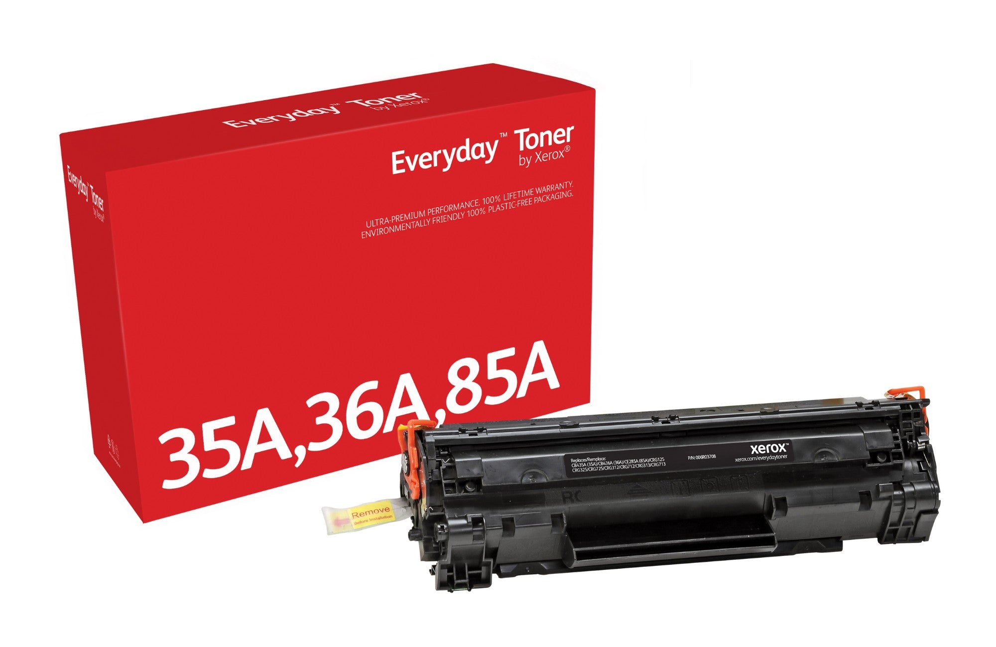 Xerox 006R03708 Toner cartridge black, 2K pages (replaces Canon 725 HP 35A/CB435A 36A/CB436A 85A/CE285A) for Canon LBP-3018/6000/HP LaserJet P 1505/HP Pro P 1100