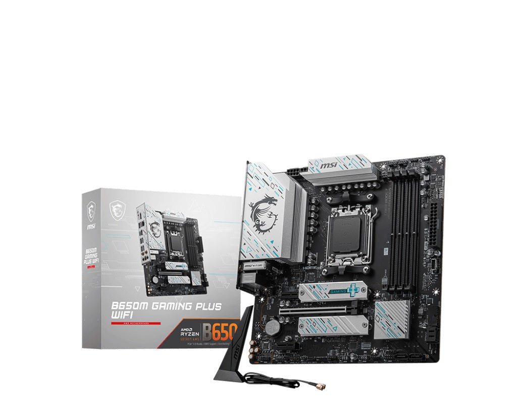 MSI B650M GAMING PLUS WIFI motherboard AMD B650 Socket AM5 micro ATX