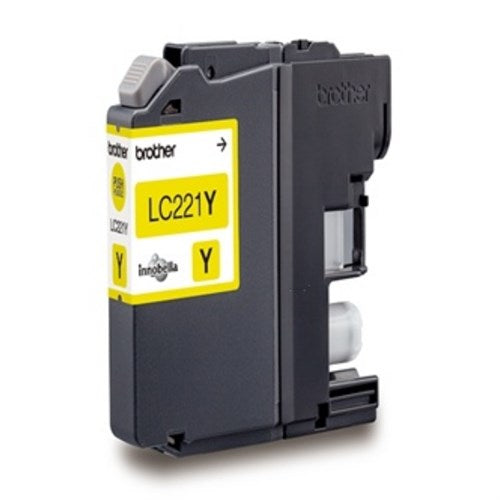 Brother LC-221Y Ink cartridge yellow, 260 pages ISO/IEC 24711 3,9ml for Brother DCP-J 562