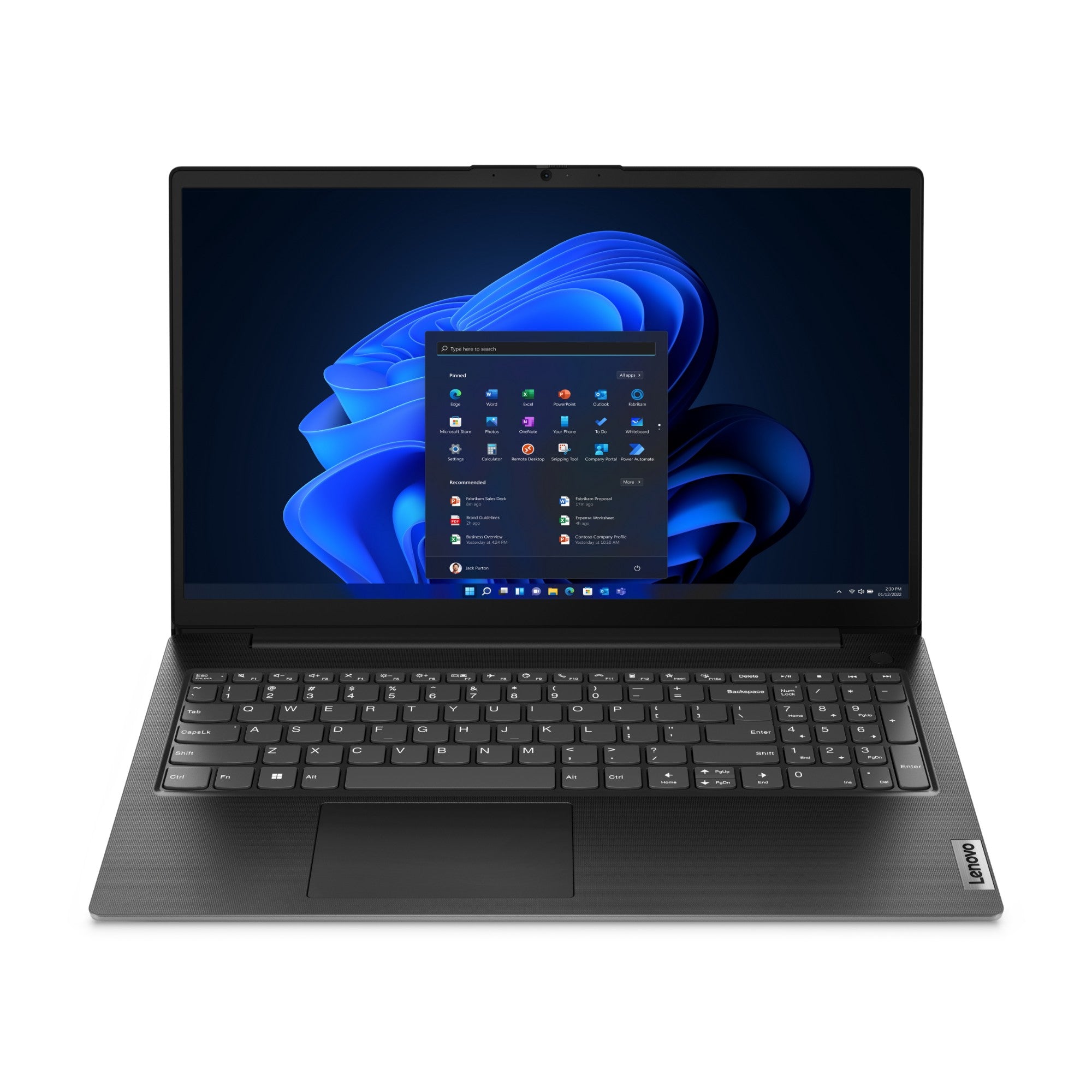 Lenovo V V15 Intel® Core™ i3 i3-1315U Laptop 39.6 cm (15.6") Full HD 8 GB DDR4-SDRAM 256 GB SSD Wi-Fi 5 (802.11ac) Windows 11 Home Black