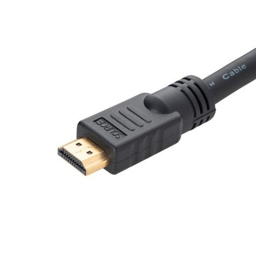 connektgear 15m HDMI V2.0 4K UHD Active Connector Cable - Male to Male Gold Connectors with Ferrite Cores